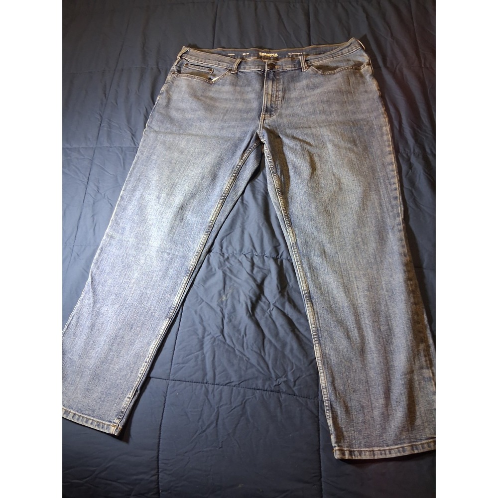 Sonoma Goods For Life Jeans Mens 40x30 Blue Regular The Everyday‎ Jean Stretch